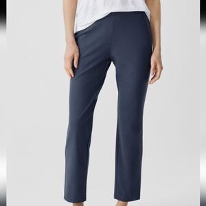 Washable Stretch Crepe Slim Pant